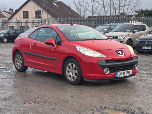 Peugeot 207 0.0 CC 1.6 2DR Convertible Petrol Red