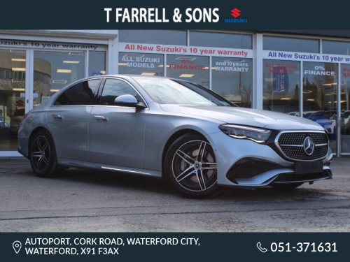 Mercedes-Benz E Class 0.0 E220D AMG Line PREMIUM Saloon Diesel Silver