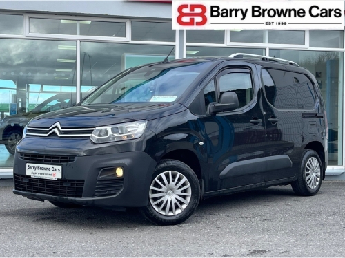 Citroen Berlingo 0.0 ENT 1.5 BLUEHDI 100 6 650KG M 22 Van Diesel Black