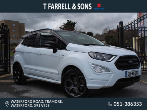 Ford Ecosport 0.0 ST-LINE 1.0T 125PS M6 4DR Hatchback Petrol White