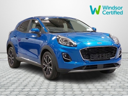 Ford Puma 0.0 1.0L EcoBoost mHEV 125PS Titanium MPV Hybrid Blue